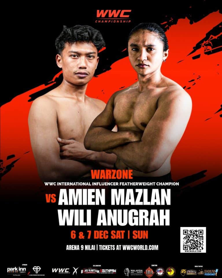 Amien Mazlan Vs Wili Anugrah Poster Warzone