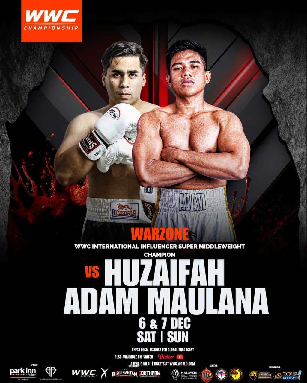 Hudzaifah vs Adam Maulana