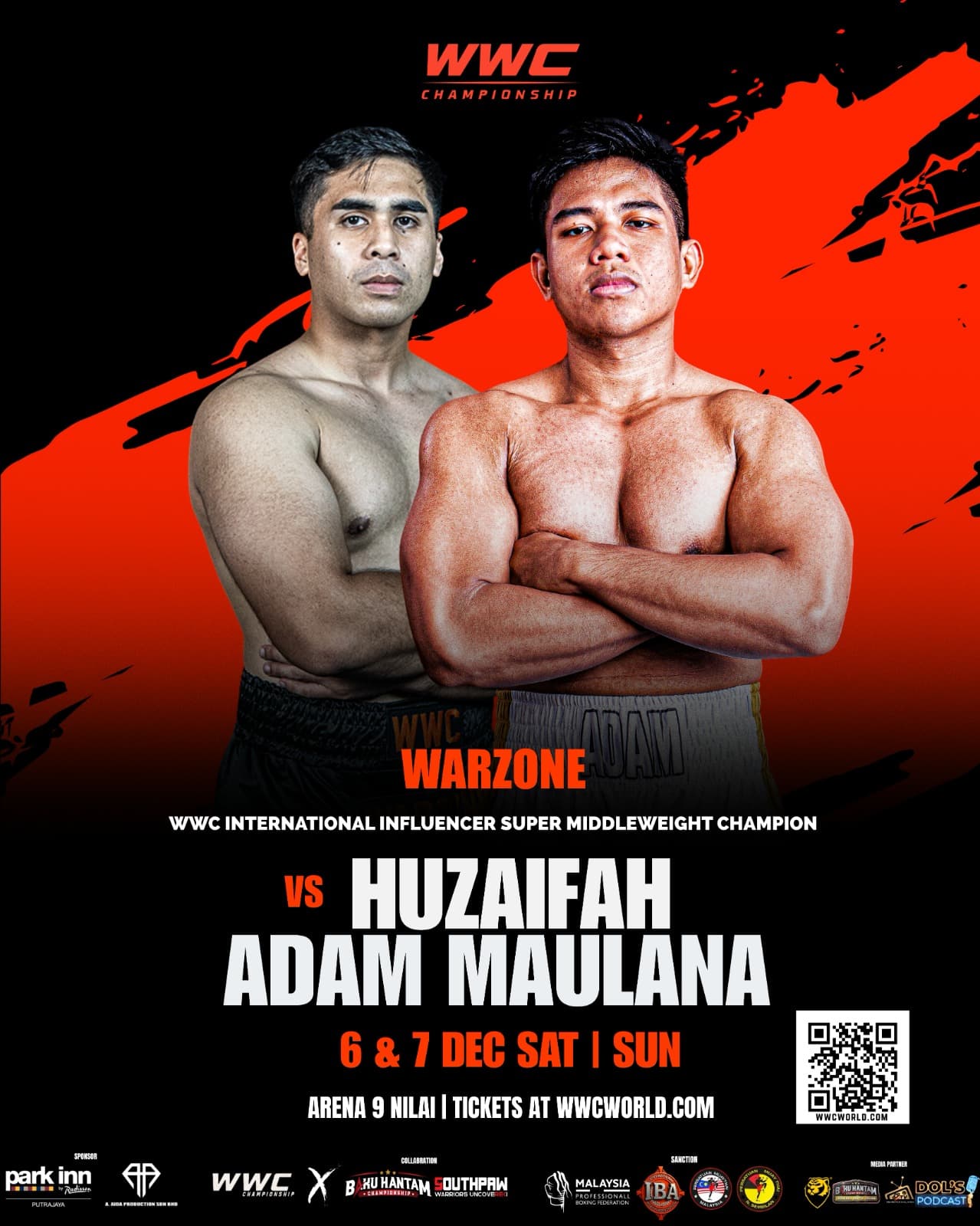Huzaifah Vs Adam Maulana - wwcworld